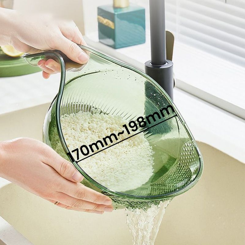 🥣 Universal si til risvask med håndtag
