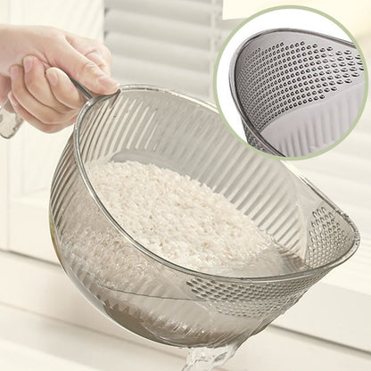 🥣 Universal si til risvask med håndtag