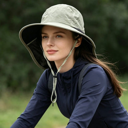 🧢 50% RABAT NU! 🌞 Unisex foldbar bøllehat – UPF 50+ solbeskyttelse og åndbar – justerbar og pakkevenlig til udendørs brug 🏕️