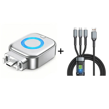 ⚡140W superhurtig oplader med AI automatisk nedlukning - USB-C PD3.1 - Intelligent batteribeskyttelse - Universal til iPhone, MacBook og tablet
