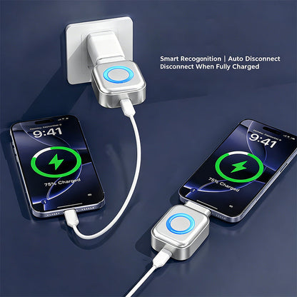 ⚡140W superhurtig oplader med AI automatisk nedlukning - USB-C PD3.1 - Intelligent batteribeskyttelse - Universal til iPhone, MacBook og tablet