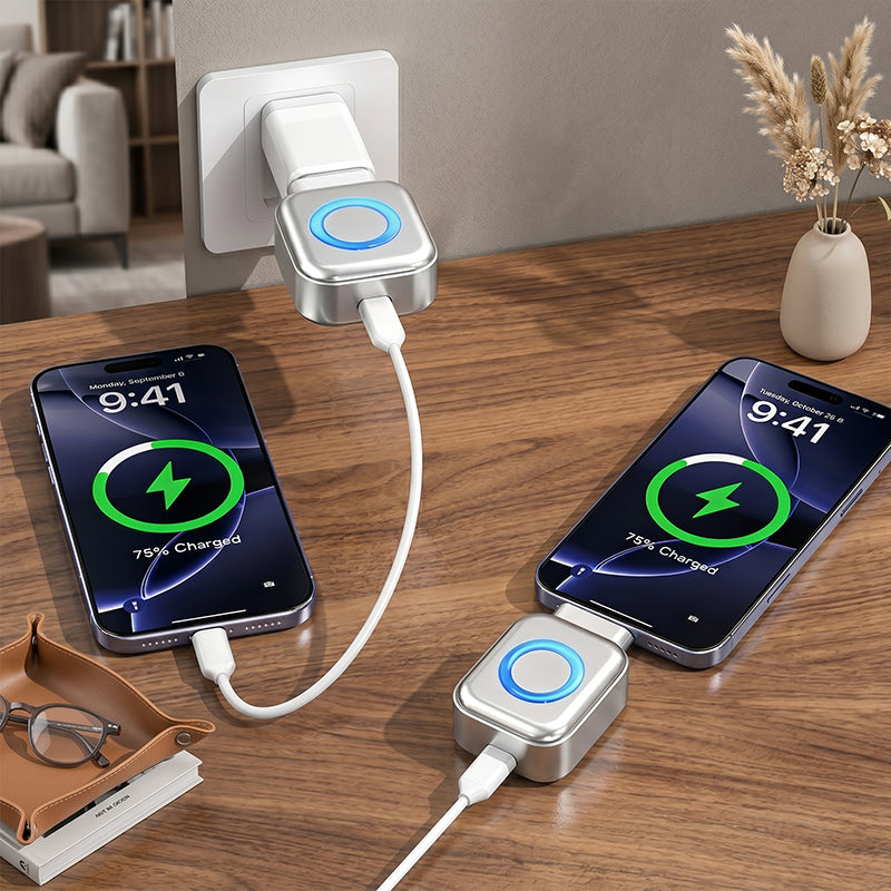 ⚡140W superhurtig oplader med AI automatisk nedlukning - USB-C PD3.1 - Intelligent batteribeskyttelse - Universal til iPhone, MacBook og tablet