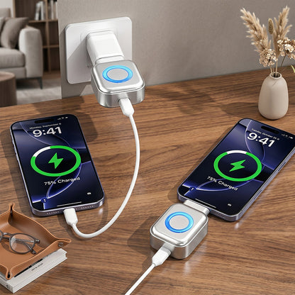 ⚡140W superhurtig oplader med AI automatisk nedlukning - USB-C PD3.1 - Intelligent batteribeskyttelse - Universal til iPhone, MacBook og tablet