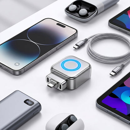 ⚡140W superhurtig oplader med AI automatisk nedlukning - USB-C PD3.1 - Intelligent batteribeskyttelse - Universal til iPhone, MacBook og tablet