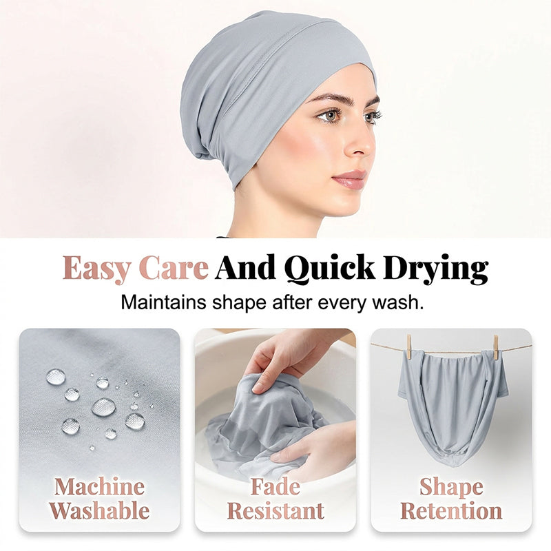 ✨50% RABAT! ✨Blød, elastisk turbanhue til kvinder