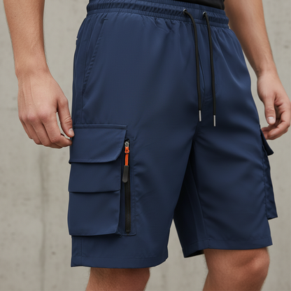 Herre hurtigttørrende cargoshorts med lomme
