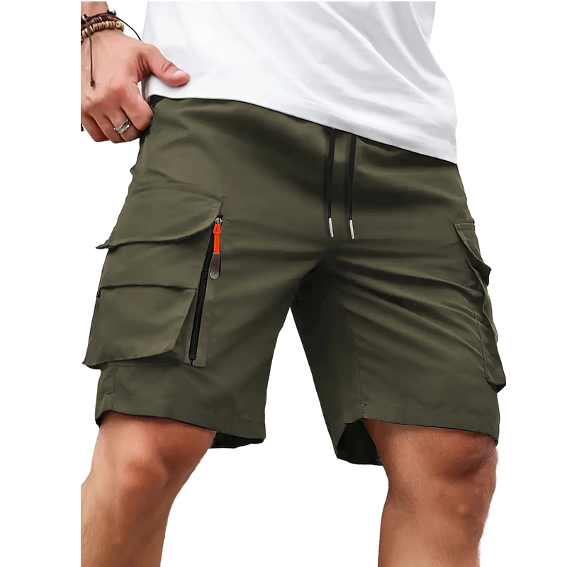 Herre hurtigttørrende cargoshorts med lomme