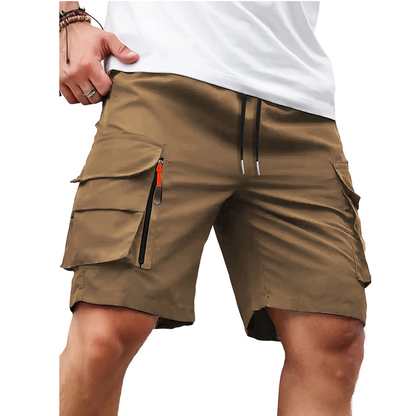 Herre hurtigttørrende cargoshorts med lomme