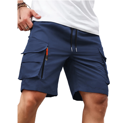 Herre hurtigttørrende cargoshorts med lomme