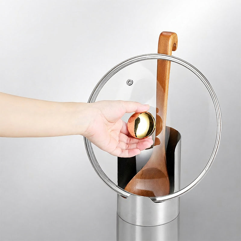 🍳 Multifunktionel køkkenredskabsopbevaring | Robust rustfrit stål for robusthed · Pladsbesparende vertikalt design · Nem at rengøre og oliebestandi