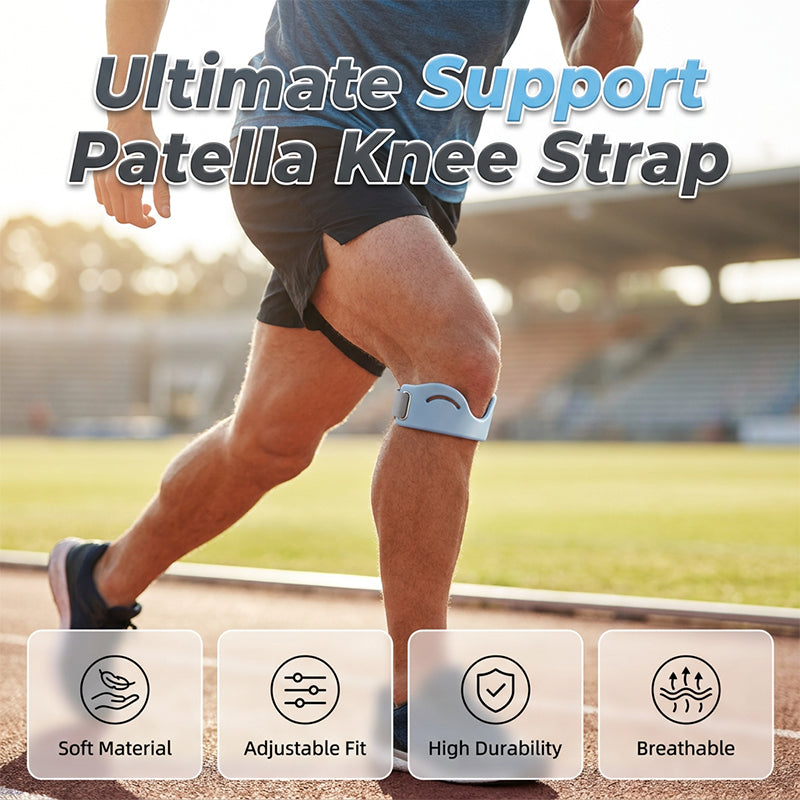 🦵 LIMITED-TIME 50% OFF! 💥 Patella Brace – Silicone, Shock-Absorbing, B – sunbowf