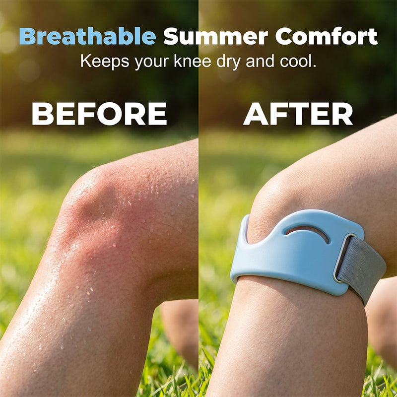 🦵 LIMITED-TIME 50% OFF! 💥 Patella Brace – Silicone, Shock-Absorbing, B – sunbowf