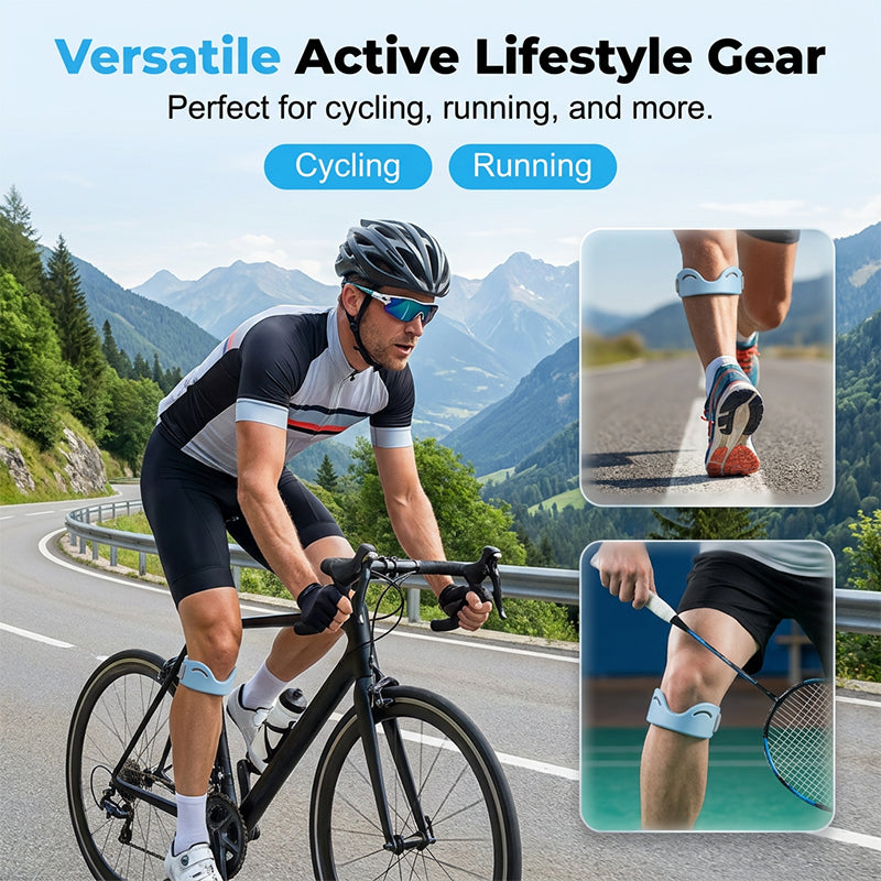 🦵 LIMITED-TIME 50% OFF! 💥 Patella Brace – Silicone, Shock-Absorbing, B – sunbowf
