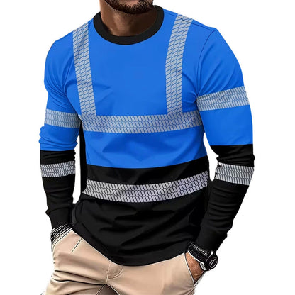 👕✨Herresportstop – 3D høj synlighed, åndbar