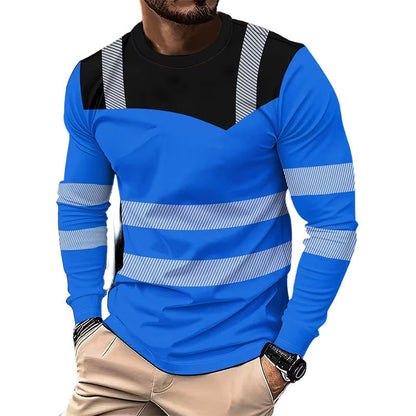 👕✨Herresportstop – 3D høj synlighed, åndbar