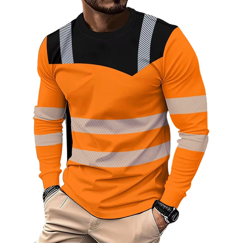 👕✨Herresportstop – 3D høj synlighed, åndbar