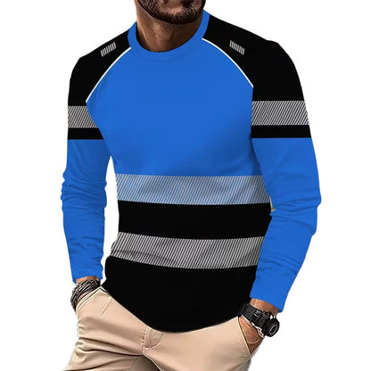 👕✨Herresportstop – 3D høj synlighed, åndbar
