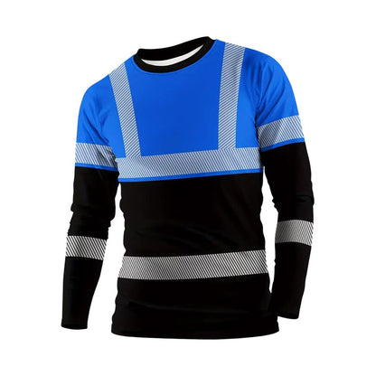 👕✨Herresportstop – 3D høj synlighed, åndbar