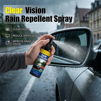 🚗Krystalklar regnavvisende spray til forruden