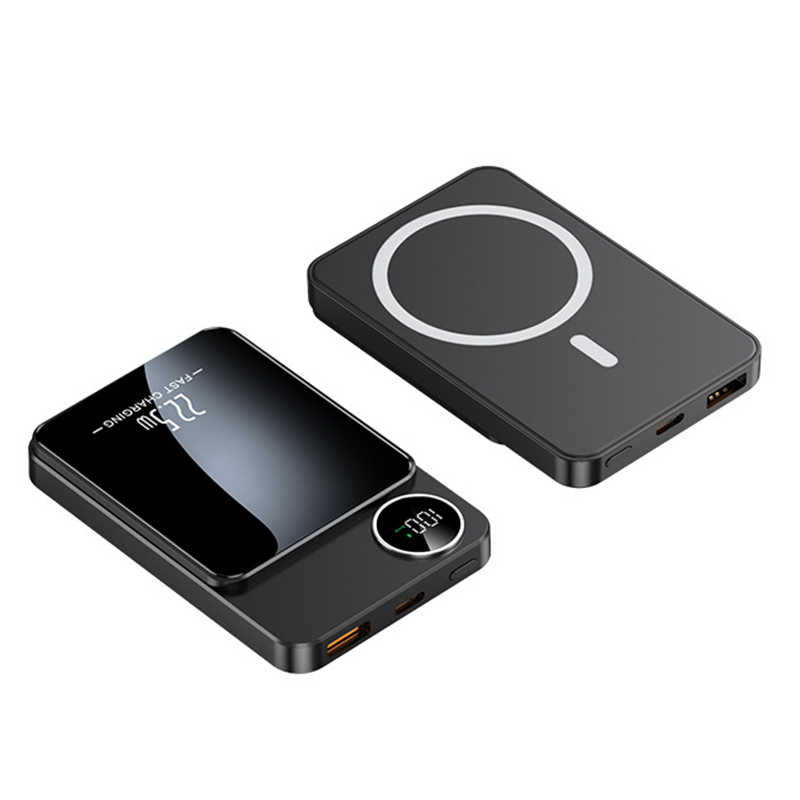 🔋✨Professionel magnetisk oplader til rejsende og professionelle 🧲| 22,5 W via kabel og 15 W trådløs | 10.000 mAh | Hurtig levering