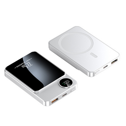 🔋✨Professionel magnetisk oplader til rejsende og professionelle 🧲| 22,5 W via kabel og 15 W trådløs | 10.000 mAh | Hurtig levering