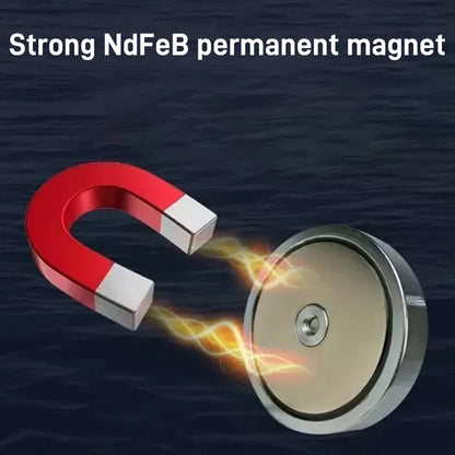 🧲⚓ Magnetisk bjærgningsmagnetsæt til dybvandsbrug – Stærk trækkraft, rustbestandig og holdbar – Perfekt til skattejagt og bjærgning under vandet