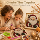 🎄✨ DIY Christmas Pearl Bead Art Kit – 5 Festive Designs, 3D Raised Bea – sowhatbuy