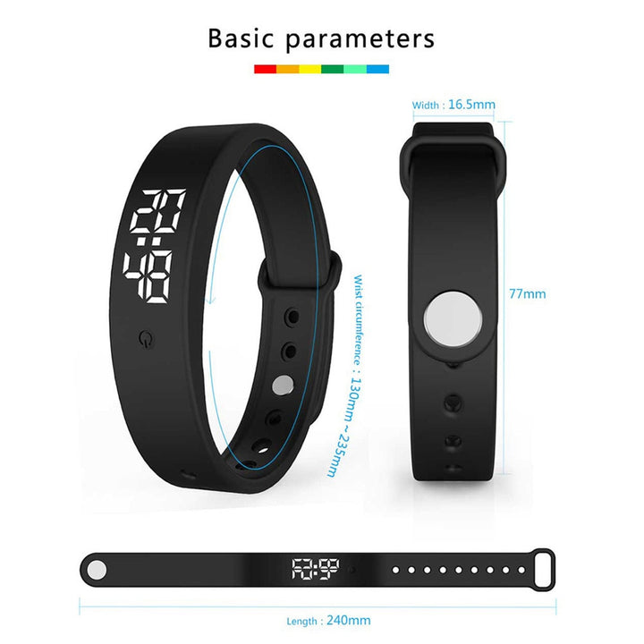 ⌚ 🏋️ SmartSense Smartband – Overvågning af fysisk aktivitet, puls og skridttæller – Ideel til fysisk aktivitet og sundhed i hverdagen