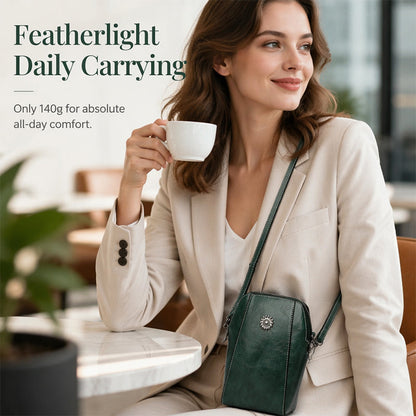 Dame PU-læder crossbody-telefontask