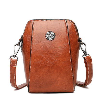 Dame PU-læder crossbody-telefontask