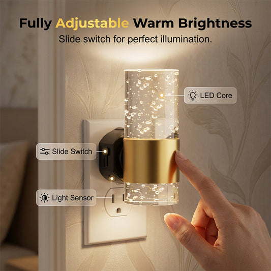 Moderne LED-sensor-natlamp