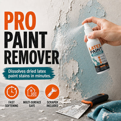 Spray til fjernelse af latexmaling til flere overflader