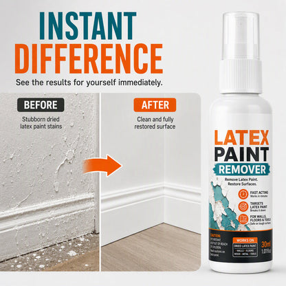Spray til fjernelse af latexmaling til flere overflader