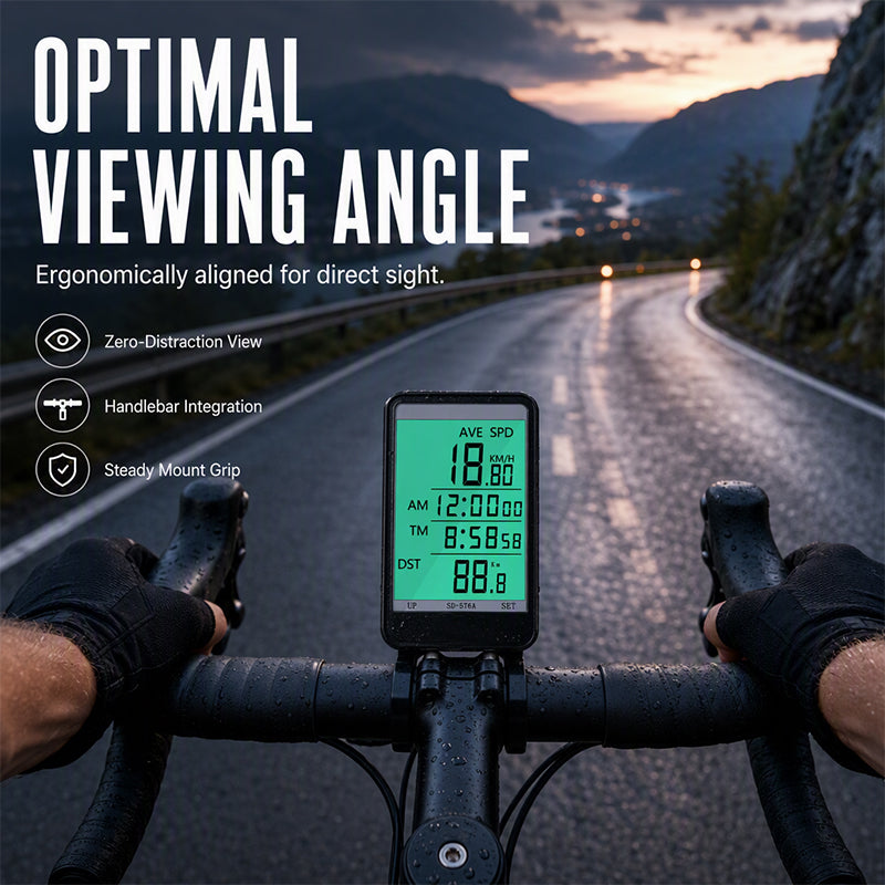 Vandtæt cykelcomputer