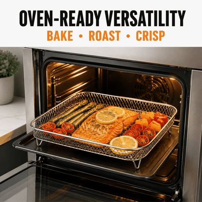 🍗 Stabelbare riste til airfryer – giver mere plads til tilberednin
