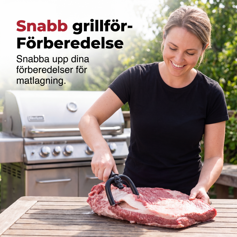 🥩 Trim fedt hurtigere og mere jævnt – håndholdt fedttrimmer til oksekød og svinekø