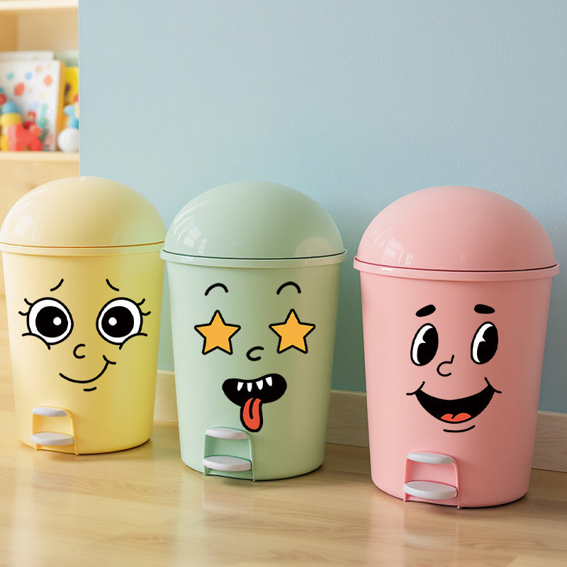 4 ark med sjove klistermærker med smiley