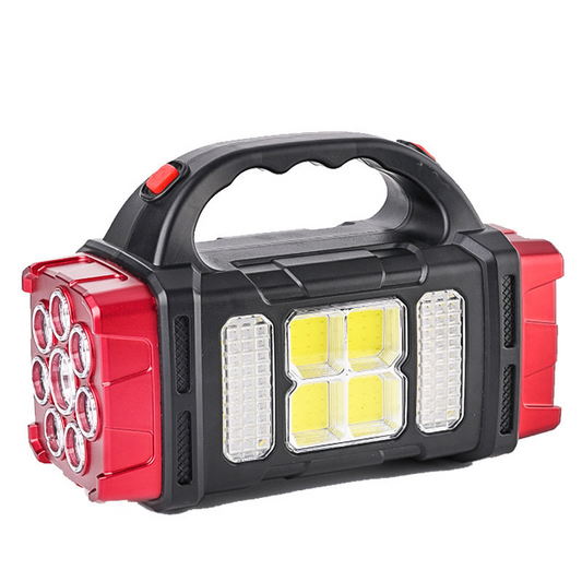 🔦💡 Multifunktionel bærbar strålekaster – kraftig LED, holdbar ABS & perfekt til alle eventyr ✨