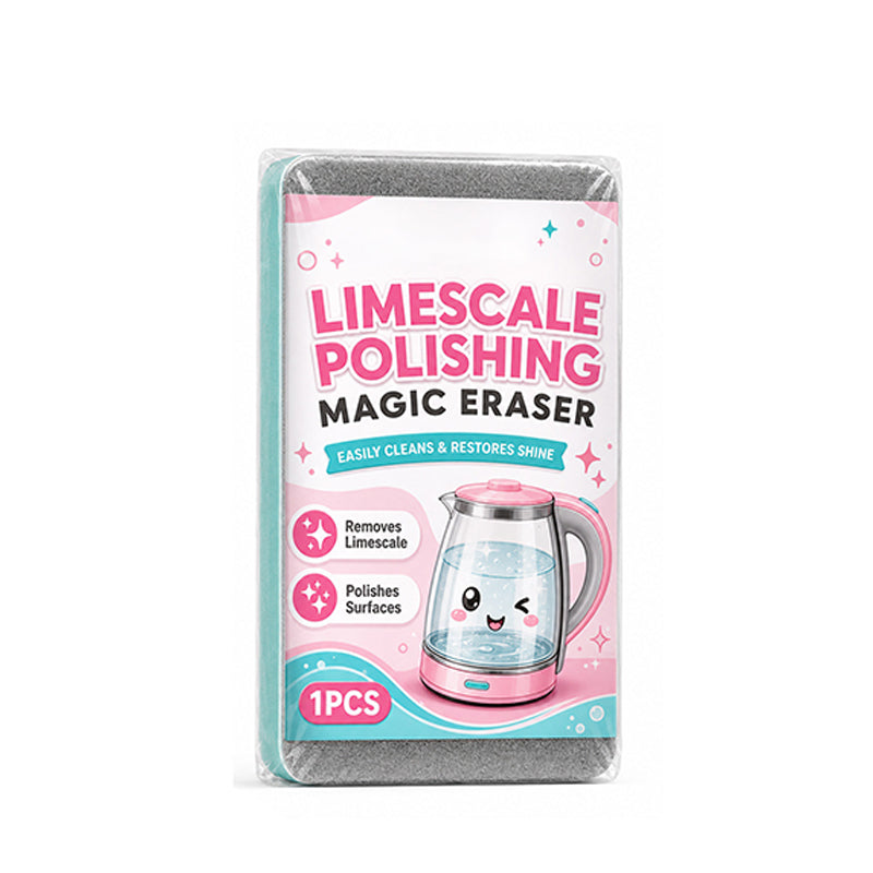 🧽Magic Eraser-svamp til fjernelse af kalk – kemikaliefri skrubbesvamp til afkalkning, ridsefri rengøringssvamp med høj tæthed til kedler, vaske og pletter fra hårdt van