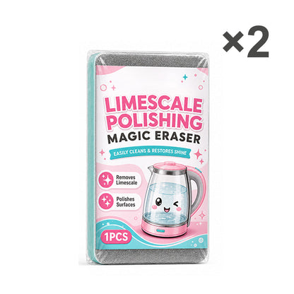 🧽Magic Eraser-svamp til fjernelse af kalk – kemikaliefri skrubbesvamp til afkalkning, ridsefri rengøringssvamp med høj tæthed til kedler, vaske og pletter fra hårdt van
