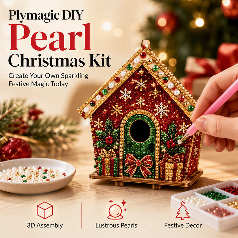 🎅Tidig julklapp🎄3D DIY Pärlkonst Jul Målningskit