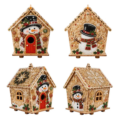 🎅Tidig julklapp🎄3D DIY Pärlkonst Jul Målningskit
