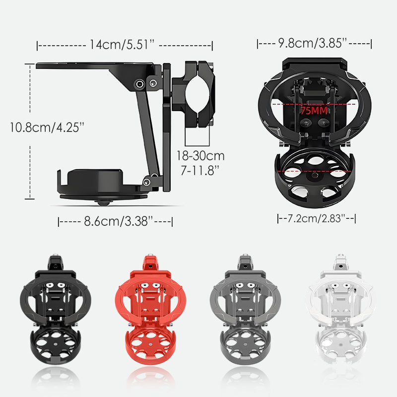 ⏳🔥⏰Sammenklappelig flaskeholder til cykel – Kompakt holder, der sikrer, at flasken ikke falder ud🚴