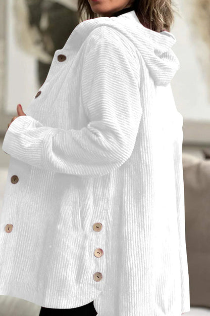 🧥 Årets Eksklusive Fløjlsjakke 2026 🍂 – Luksuriøs Corduroy Overshirt Med Hætte